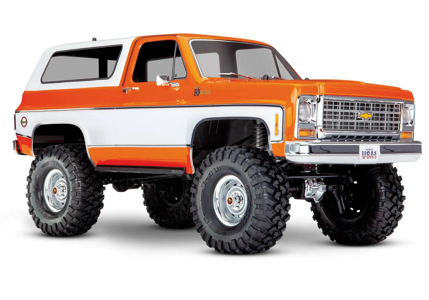 Traxxas TRX-4 Crawler with 1979 K5 Chevrolet Blazer Body: 1/10 Scale 4WD Electric Truck.