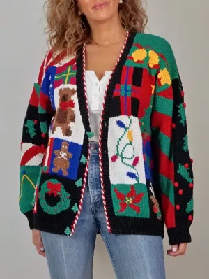 Vintage 90's BellePointe Christmas Theme Sweater