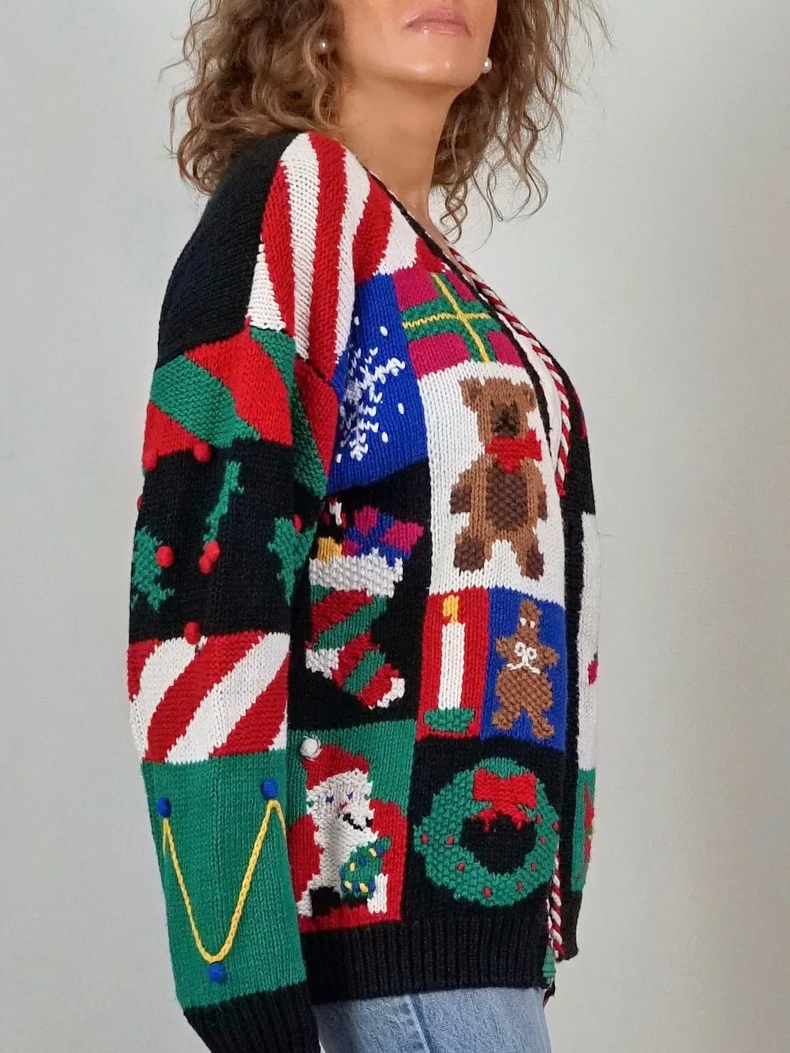 Vintage 90's BellePointe Christmas Theme Sweater