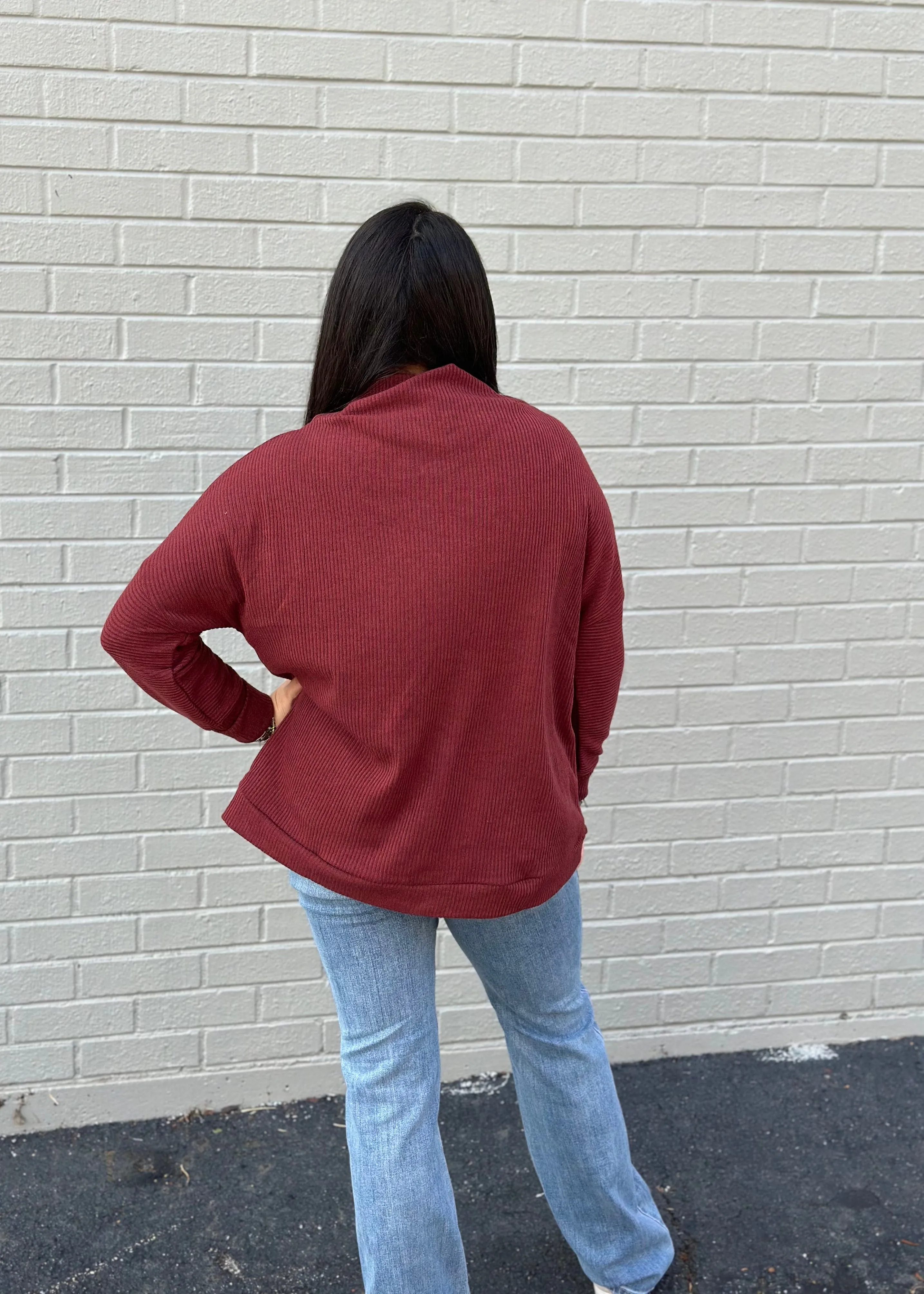 Wine Long Sleeve Basic