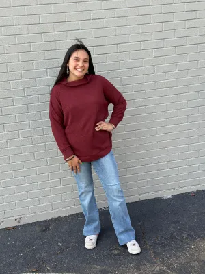 Wine Long Sleeve Basic