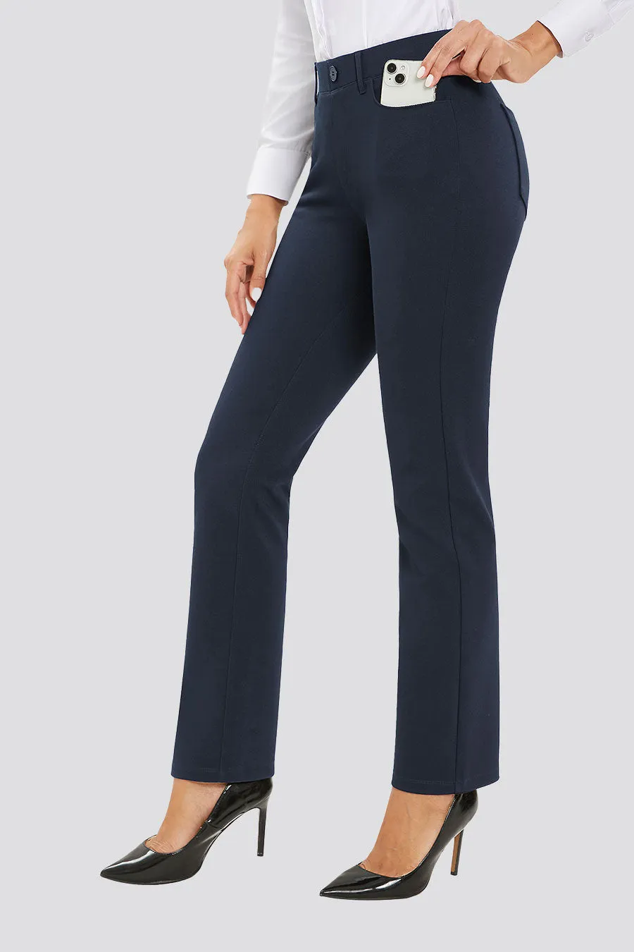 Women Business Casual Work Pants | Straight 30''