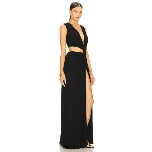 Women's V-neck Slim Fit Dress