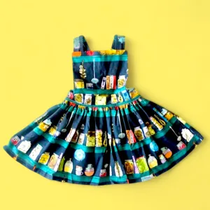 You Can Do It!  Pinafore Dress